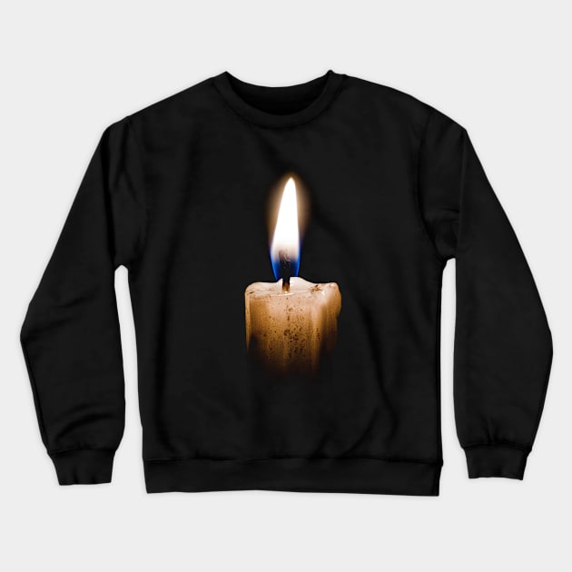 The Optimistic Candle Crewneck Sweatshirt by enchantingants